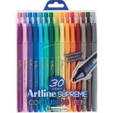 Artline Supreme Coloring Pens | 30-Pack